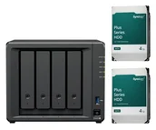 Serwery plików NAS i macierze dyskowe - Synology DS425+ 2x 4TB HDD HAT3300-4T - miniaturka - grafika 1