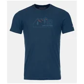 Koszulki sportowe męskie - Męska koszulka Ortovox 150 Cool Vintage Badge Ts M Rozmiar: L / Kolor: ciemnoniebieski - miniaturka - grafika 1