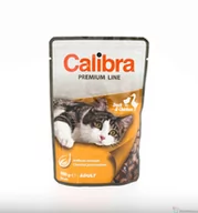 Mokra karma dla kotów - CALIBRA CAT PREMIUM ADULT DUCK&CHICKEN 100 G Karma z kawałkami mięsa z kaczki i kurczaka w sosie - miniaturka - grafika 1