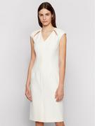 Sukienki - Boss Sukienka codzienna Dulipa 50451351 Biały Slim Fit - miniaturka - grafika 1