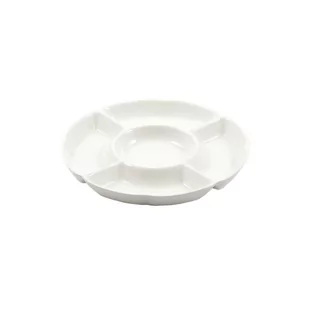 Okrągła Taca Do Przekąsek 31.5 Cm Convivio La Porcellana Bianca - Tace i patery - miniaturka - grafika 1