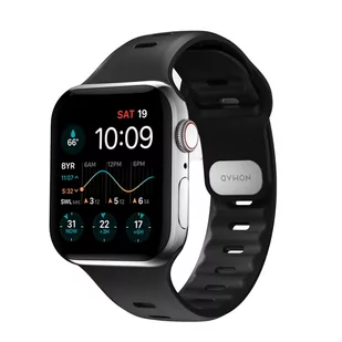 Nomad - Sport Slim Band - Sportowy Wodoodporny Pasek do Apple Watch 40 / 41 mm, Czarny - Akcesoria do smartwatchy - miniaturka - grafika 1