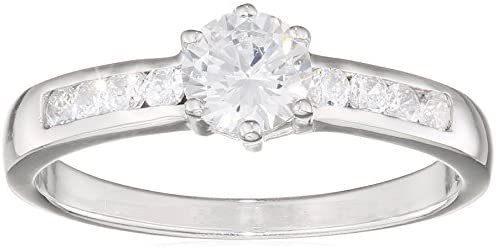 Pierścionek Tous mes bijoux Women 925 Sterling Silver Silver Zircon Rings Size 52 (16.6)