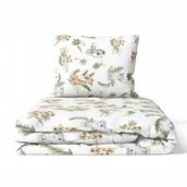 Pościel dla dzieci - ﻿Pościel DZIECIĘCA 140x200cm dla dziecka Afryka dzika zielona - miniaturka - grafika 1