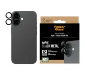 Szkła hartowane na telefon - PanzerGlass Hoops do iPhone 17 / 16 / 16 Plus Czarny - miniaturka - grafika 1