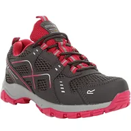 Buty dla chłopców - Regatta Dziecięce wodoodporne buty trekkingowe Vendeavour z niskim stanem, szary, 2.5 UK Child - miniaturka - grafika 1