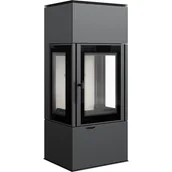 Piece wolnostojące - Piec Wolnostojący Koza THOR VIEW 8 kW Ø 150 Trzy Szyby Rekuperacja Zestaw - miniaturka - grafika 1