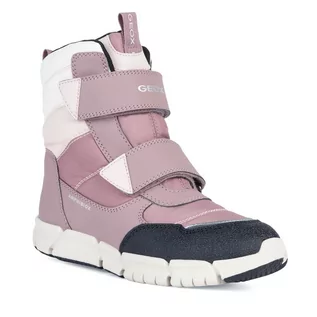 Buty dla dziewczynek - Śniegowce Geox J Flexyper Girl B Ab J16APB 0FU50 C8007 S Dk Rose - grafika 1