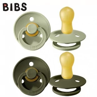 BIBS 2 - Pack l Sage & Green Hunter Smoczek Uspokajający Kauczuk Hevea - Smoczki uspokajające - miniaturka - grafika 1