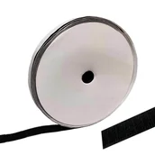 Taśmy klejące - Taśma rzep z klejem samoprzylepna 20mm haczyk 25m - miniaturka - grafika 1