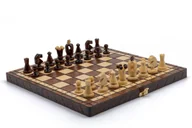 Gry planszowe - Szachy Królewskie średnie brązowe 35 cm/szachy do nauki/ producent - miniaturka - grafika 1