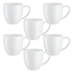 Zestaw kubków porcelanowych 300 ml 6 sztuk DAMALI - Kubki - miniaturka - grafika 1