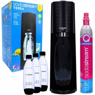 Saturator Do Wody Soda Stream Terra Zestaw Butelki - Saturatory - miniaturka - grafika 1