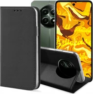 Etui i futerały do telefonów - Hello Case ETUI Z KLAPKĄ DO REALME 12 5G CZARNE ZAMYKANE MAGNETYCZNE KABURA FUTERAŁ - miniaturka - grafika 1