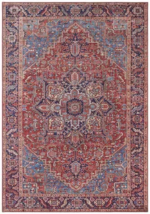 Czerwony dywan Nouristan Amata, 120x160 cm - Dywany - miniaturka - grafika 1