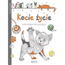 Kolorowanki dla dorosłych. Kocie życie - Poradniki hobbystyczne - miniaturka - grafika 1