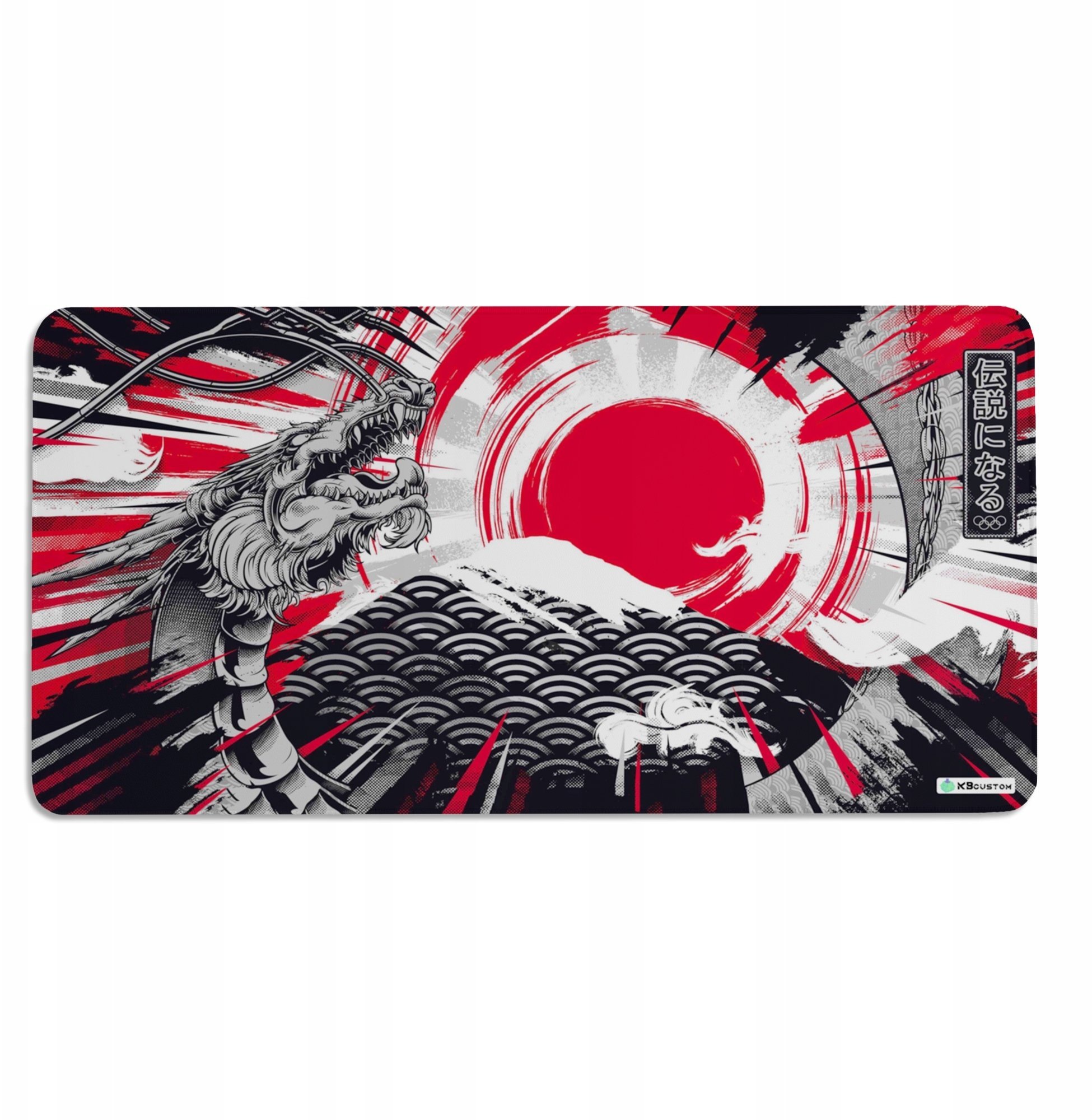 Podkładka KBcustom DUŻA PODKŁADKA MATA POD MYSZKĘ MYSZ 100x50 XXXL KBcustom Biurko Dragon 102