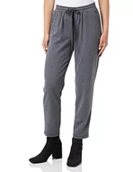 Spodnie damskie - Springfield Damskie spodnie do biegania z nadrukiem, Średni, szary, 38 - miniaturka - grafika 1