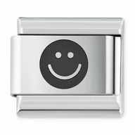 Charmsy - Murrano ITALIAN CHARMS Symbole Emocje Emotka Uśmiech IH-175 - miniaturka - grafika 1