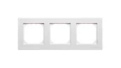 Klawisze i ramki - Schneider MERTEN RAMKA TRZYKROTNA M-PLAN BIAŁA ACTIVE SYSTEM M MERTEN MTN515325 - miniaturka - grafika 1