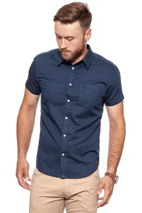 Wrangler, Koszula męska, Ss 1 Pkt Shirt Navy W5860Lo35, rozmiar L - Koszule męskie - miniaturka - grafika 1
