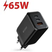 Ładowarki do telefonów - Ładowarka sieciowa TECH-PROTECT C65W PD65W/QC3.0 Czarny - miniaturka - grafika 1