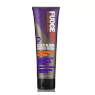 Szampony do włosów - Fudge Clean Blonde Damage Rewind Violet Toning szampon 250 ml, Erases Yellow tones, Sulfate free, Paraben free, 2018 New Packaging - miniaturka - grafika 1