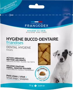 Francodex Higiena jamy ustnej - przysmak z kaczką dla psa 75g - Przysmaki dla psów - miniaturka - grafika 1