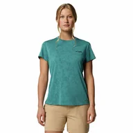 Koszulki i topy damskie - Damska koszulka szybkoschnąca Columbia Bluebird Canyon Short Sleeve Crew river blue - S - miniaturka - grafika 1