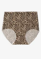 Majtki damskie - Panterkowe Bezszwowe Majtki Figi High Waist Dolevia - miniaturka - grafika 1