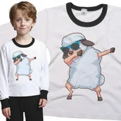 Piżamy dla dziewczynek - Piżama dziecięca Owca Dabbing Śmieszne 86/92 - VoloDonum - miniaturka - grafika 1
