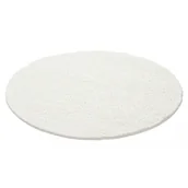 Dywany - Dywan shaggy  kremowy 160x160 cm koło - miniaturka - grafika 1