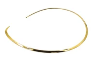 Naszyjniki - Delikatny choker z pozłacanej stali szlachetnej - miniaturka - grafika 1