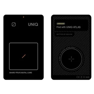 UNIQ Lokalizator NFC Atlas szary/graphite UNIQ-ATLASCARDTRK-GRAPHITE - Telefony stacjonarne - miniaturka - grafika 1