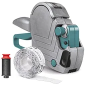 Cenówki - Meto Podstawowy zestaw broni cenowej S - cena, data, data przydatności do spożycia (pojedyncza linia, 8 cyfr dla etykiet 22 × 12 mm, 1 x pistolet datowniczy gotowy do użycia) - miniaturka - grafika 1