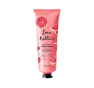 ORIFLAME LOVE NATURE ODŚWIEŻAJĄCY KREM DO RĄK Z RÓŻOWYM GREJPFRUTEM 75ML - Kremy i maski do rąk - miniaturka - grafika 1