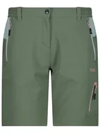 Spodnie sportowe damskie - CMP Szorty funkcyjne w kolorze khaki - miniaturka - grafika 1