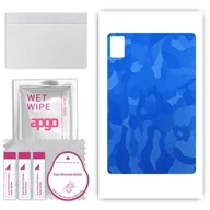 Akcesoria do tabletów i e-booków - folia naklejka skórka strukturalna na TYŁ do TCL Tab 11 - Moro Camo Niebieski - apgo SKINS - miniaturka - grafika 1