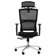 Fotele i krzesła biurowe - Fotel obrotowy TRENT czarny - miniaturka - grafika 1