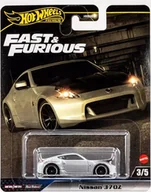 Samochody i pojazdy dla dzieci - Mattel Hot Wheels Premium Nissan 370Z - Szybcy i Wściekli 1:64 - miniaturka - grafika 1