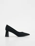 Czółenka - Reserved - Czółenka na słupku - czarny - miniaturka - grafika 1