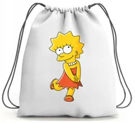 Torby szkolne - PLECAK WOREK SIMPSONOWIE SZKOLNY NA BUTY WF - miniaturka - grafika 1