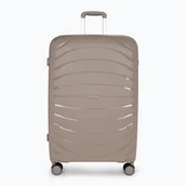 Walizki - Walizka podróżna KADVA Brava 115 l beżowa - miniaturka - grafika 1