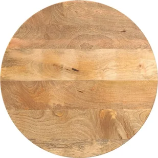 vidaXL Blat stołu, Ø 40x3,8 cm, okrągły, surowe lite drewno mango - Stoły - miniaturka - grafika 1