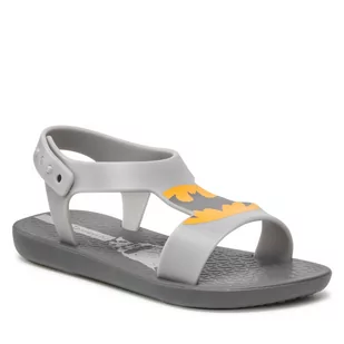 Ipanema Sandały Liga da Justica Baby 26778 Grey/Yellow 20126 - Sandały damskie - miniaturka - grafika 1