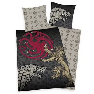 Herding Pościel bawełniana Game of the Thrones, 140 x 200 cm, 70 x 90 cm - Pościel dla dzieci - miniaturka - grafika 1