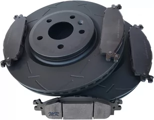 Przednie klocki + NACINANE tarcze hamulcowe BB-TECH 325mm Ford Flex 2012-2019 - Tarcze hamulcowe - miniaturka - grafika 3