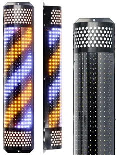 Plafon słupek lampa led barberska barberski barber znak reklama salon 90 cm - Meble fryzjerskie - miniaturka - grafika 1
