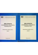 Biznes - Bibliografia ekonomicznych i społecznych zagadnień pracy tom I i II - miniaturka - grafika 1