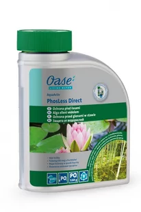 Oase AquaActiv PhosLess Direct 500 ml - ochrona przed glonami w stawie - Oczka wodne - miniaturka - grafika 1